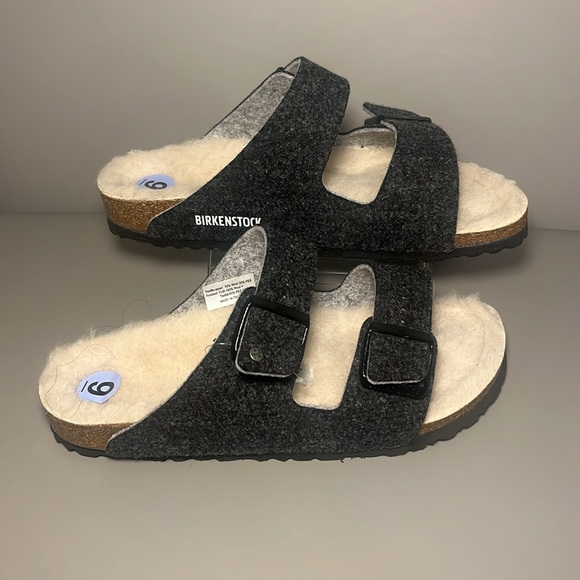 Birkenstock Arizona Sandals with Wool - Picture 2 of 6